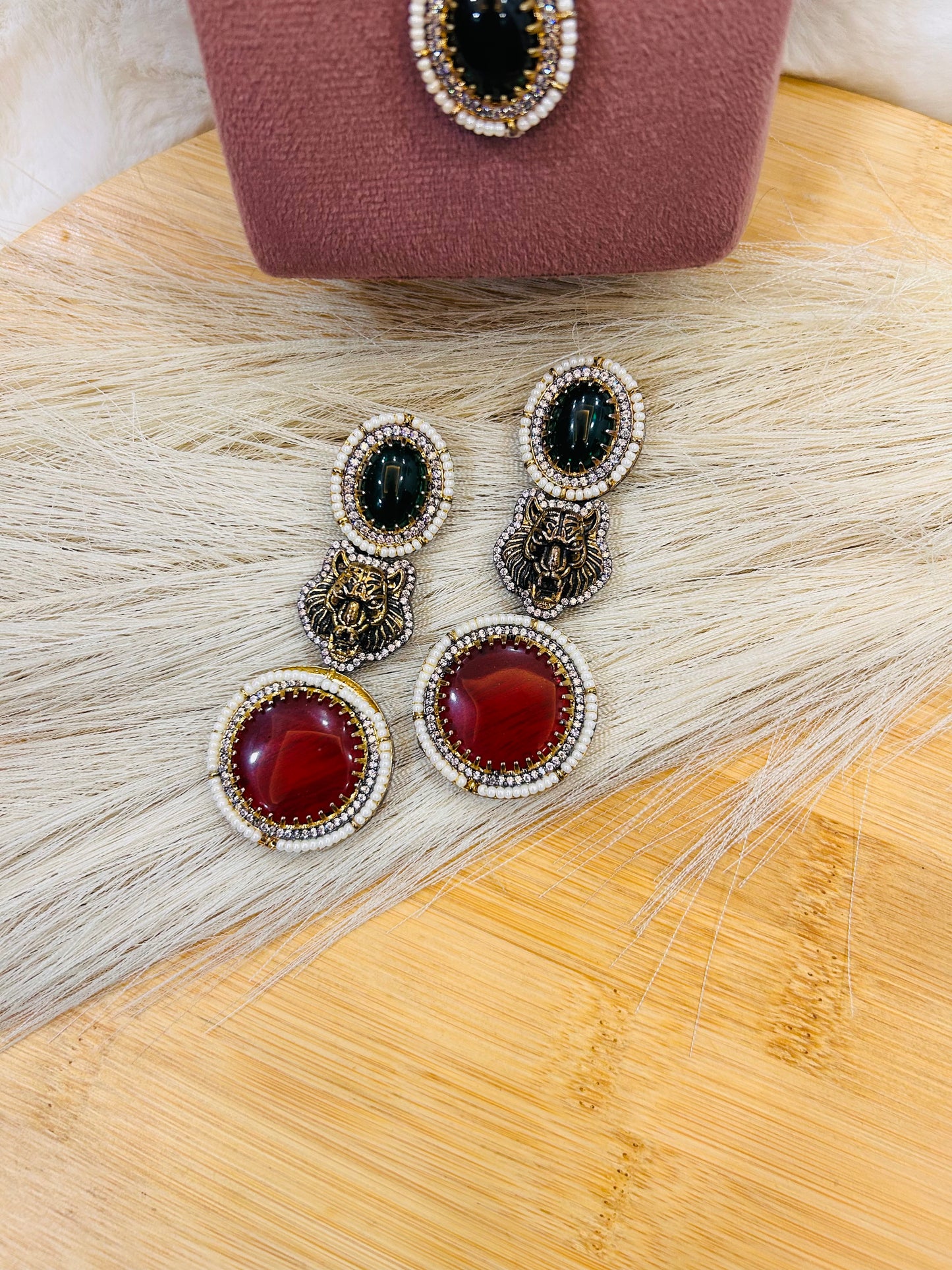 Multicolour Designer Polki Set