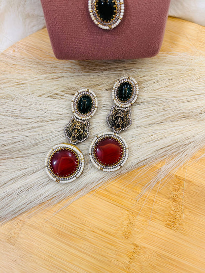 Multicolour Designer Polki Set