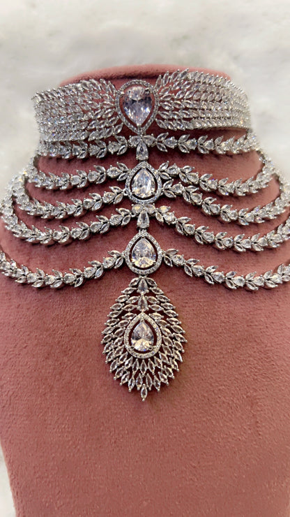 Diamond Frost Choker Set