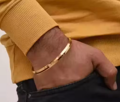 Gold Plated Gents Punjabi Sikkhi Kada