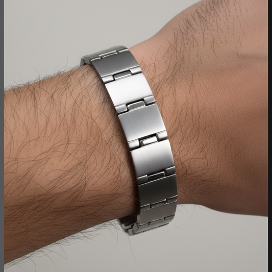Steel H- Link Men bracelet