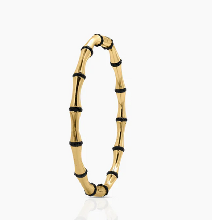 Black gold Bamboo bangle