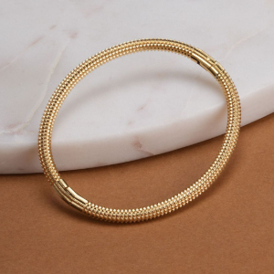 Gold Textured Bangle