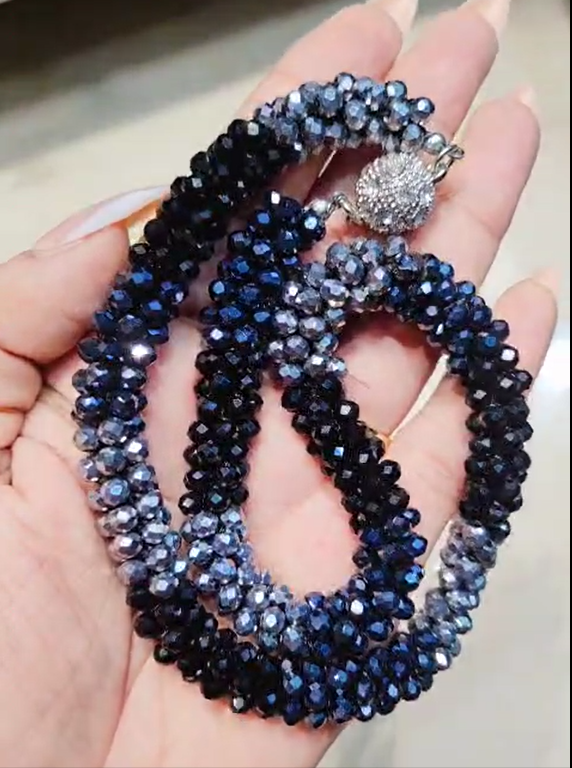 Stone Beaded Magnetic Necklace
