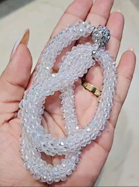 Stone Beaded Magnetic Necklace