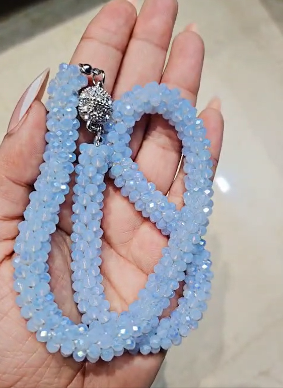 Stone Beaded Magnetic Necklace