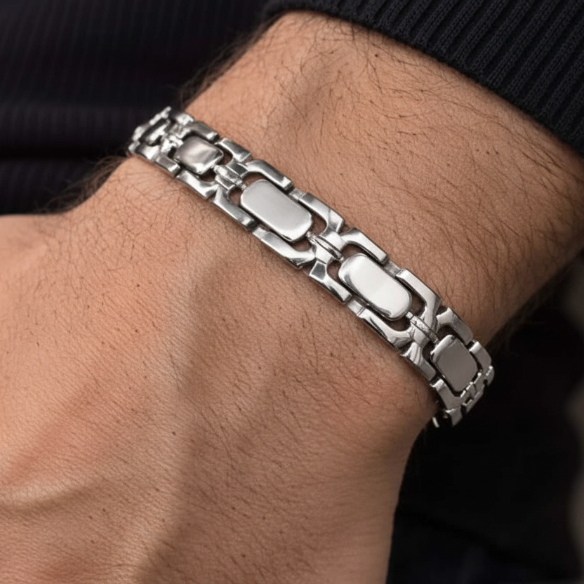 Steel Link Men bracelet