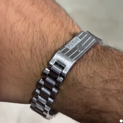Silver Initial H- Link Bracelet