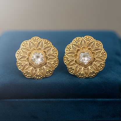 Heritage gold Kundan Studs