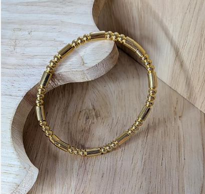 Gold Textured Bangles