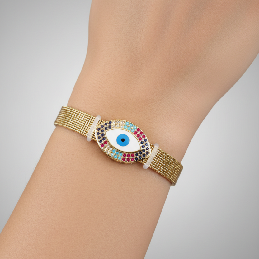 Evil Eye mesh Bracelet