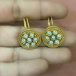 Gold Bugari-Style Ear Cuff / Earring