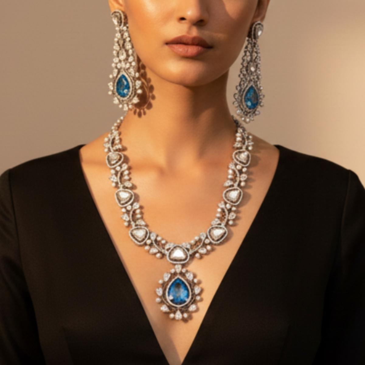 Regal Radiance Kundan set