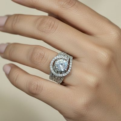 Royal Halo Diamond Ring