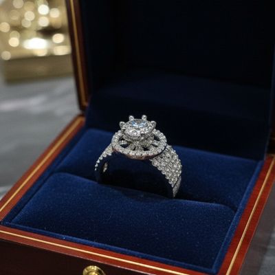 Royal Halo Diamond Ring