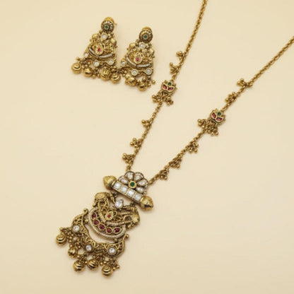 Meenakari Heritage Pendant Set