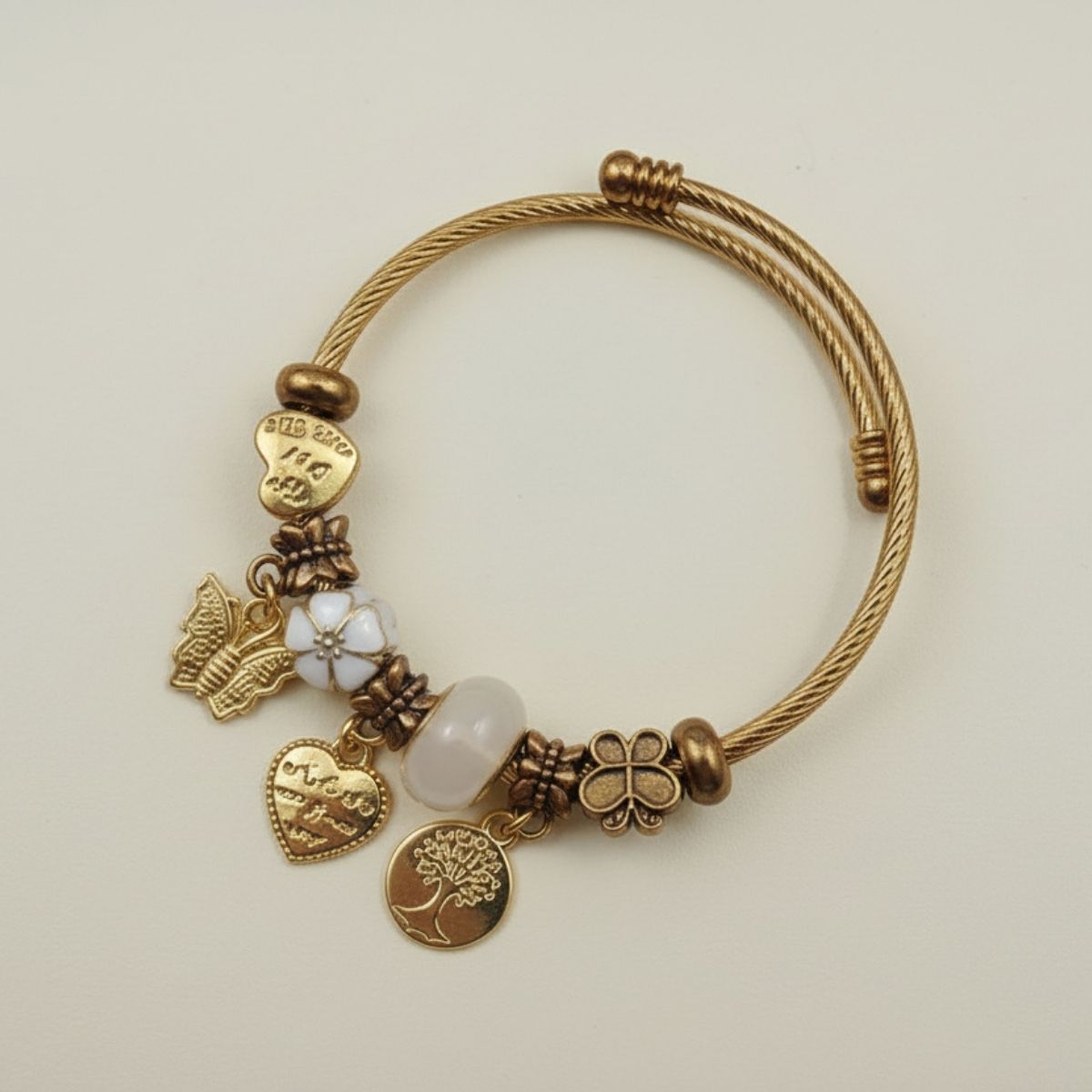 Celestial Hearts & Charm Pandora Bracelet