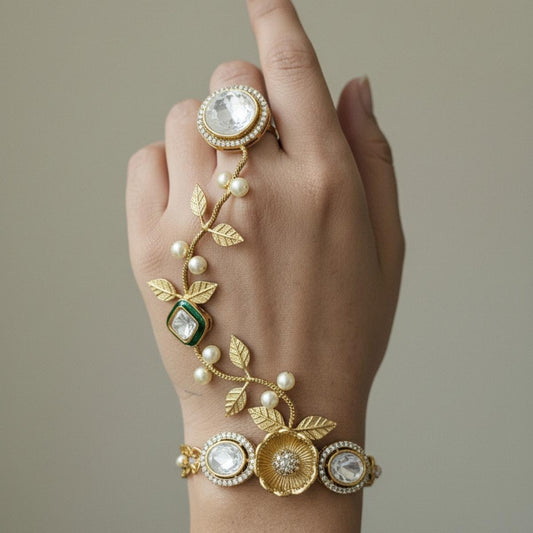 Regal Vine Hand Harness Bracelet