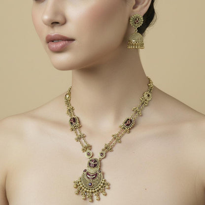Gulnaar Antique Ruby Necklace