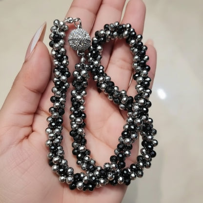 Stone Beaded Magnetic Necklace