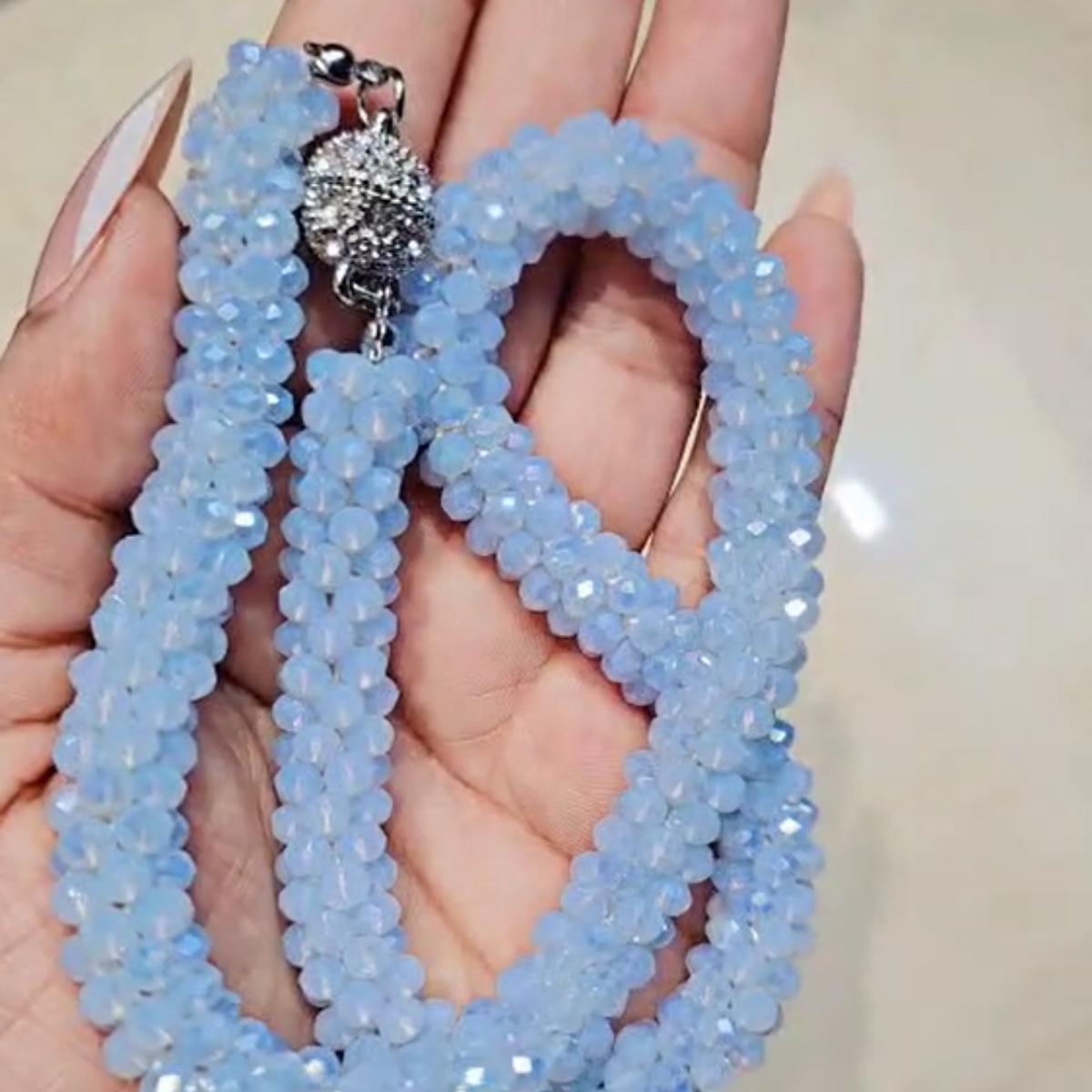 Stone Beaded Magnetic Necklace