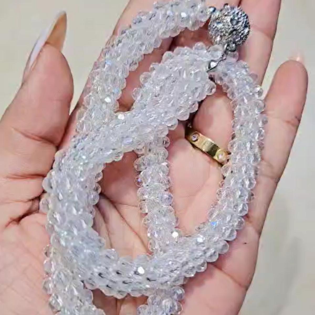 Stone Beaded Magnetic Necklace