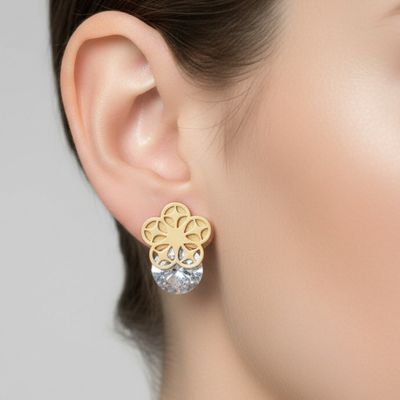 Golden Bloom Studs