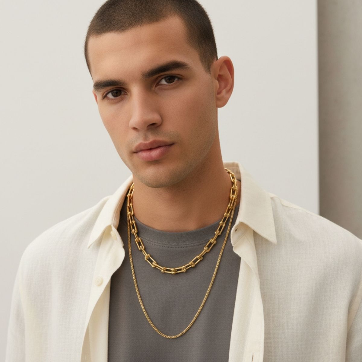 Industrial Luxe Link Statement Chain
