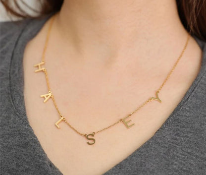 Personalized Letter Name Necklace