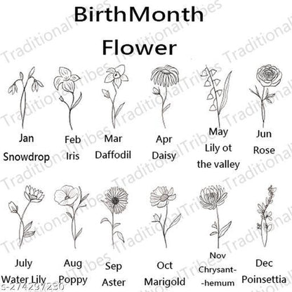 Flower Customized Name Necklace Pendants