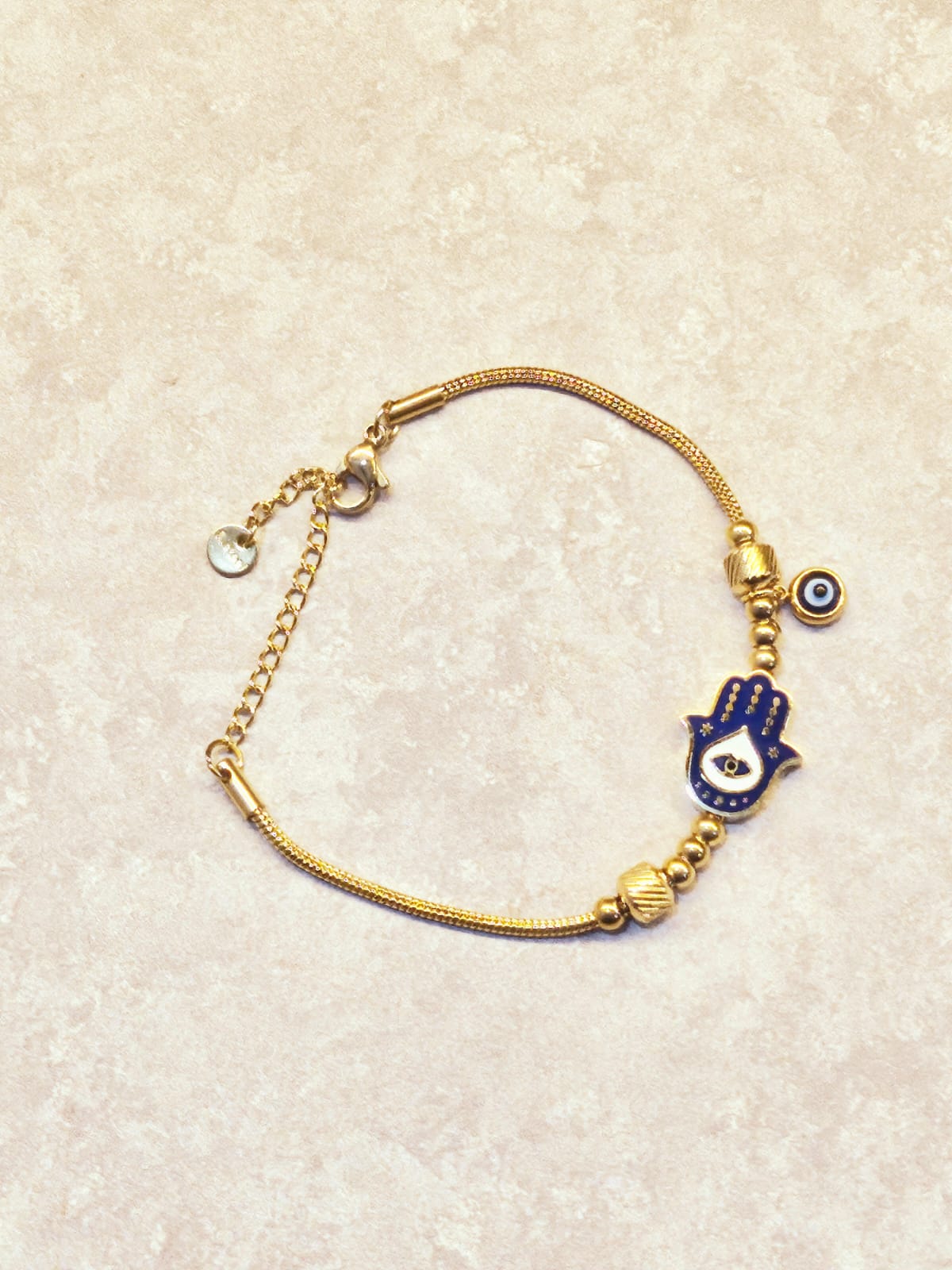 Hamsa Evil Eye Charm Bracelet