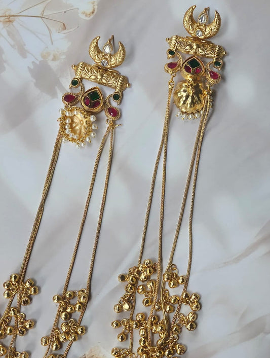 Maharani Kundan Kashmiri Jhumka