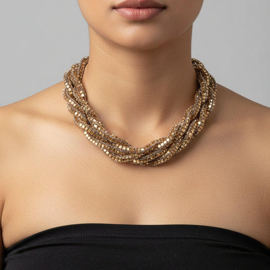 Rope Beaded Necklace