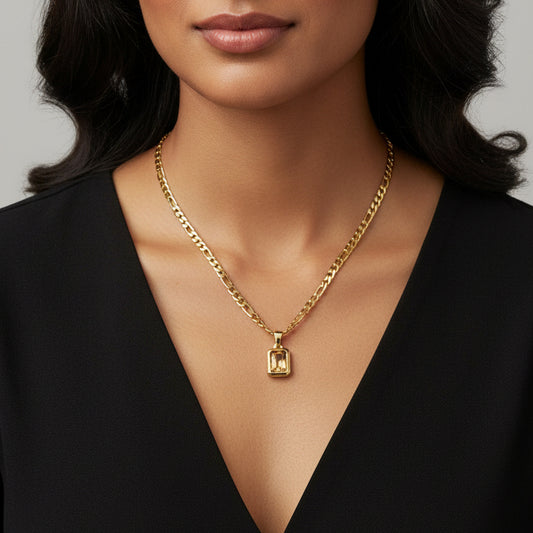 Gold  Pendant Necklace