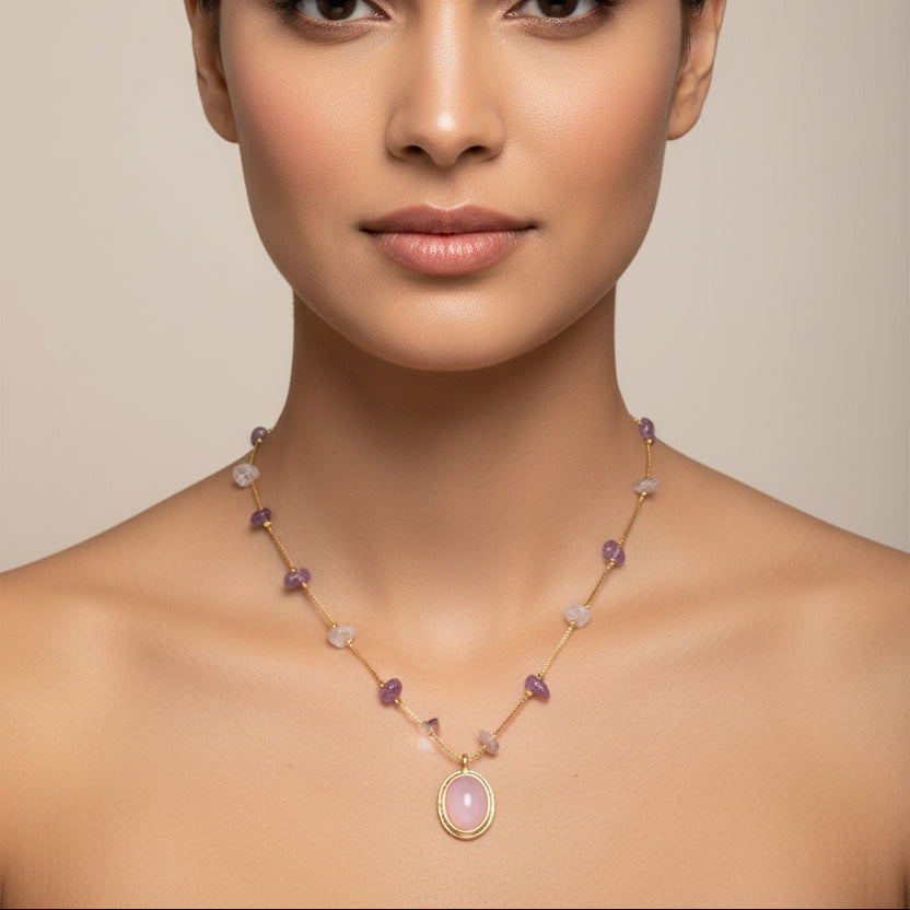 Oval Pearl Pendent Chain I Chain only