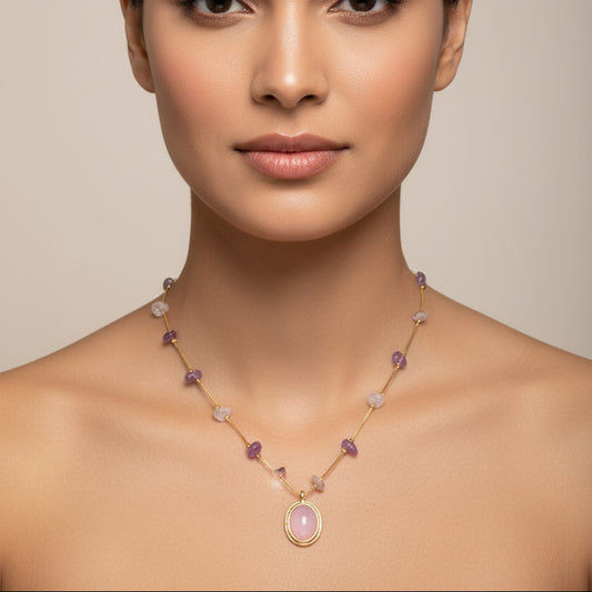Oval Pearl Pendent Chain I Chain only