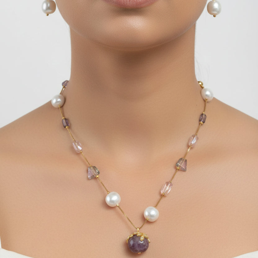 Pearl Bead pendent set