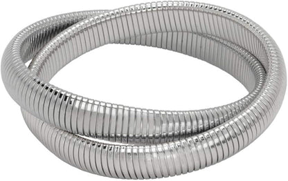 Silver Coil Bangle