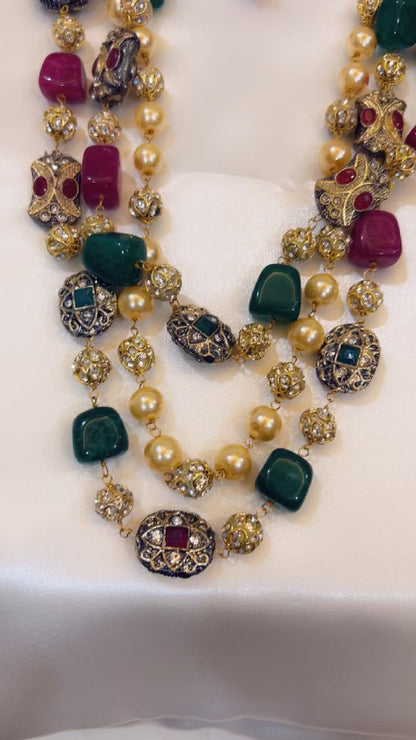 Royal Heritage Kundan pearl Necklace Set